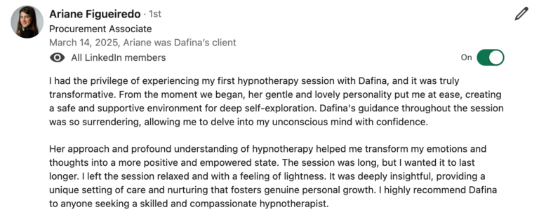 what my clients say about me